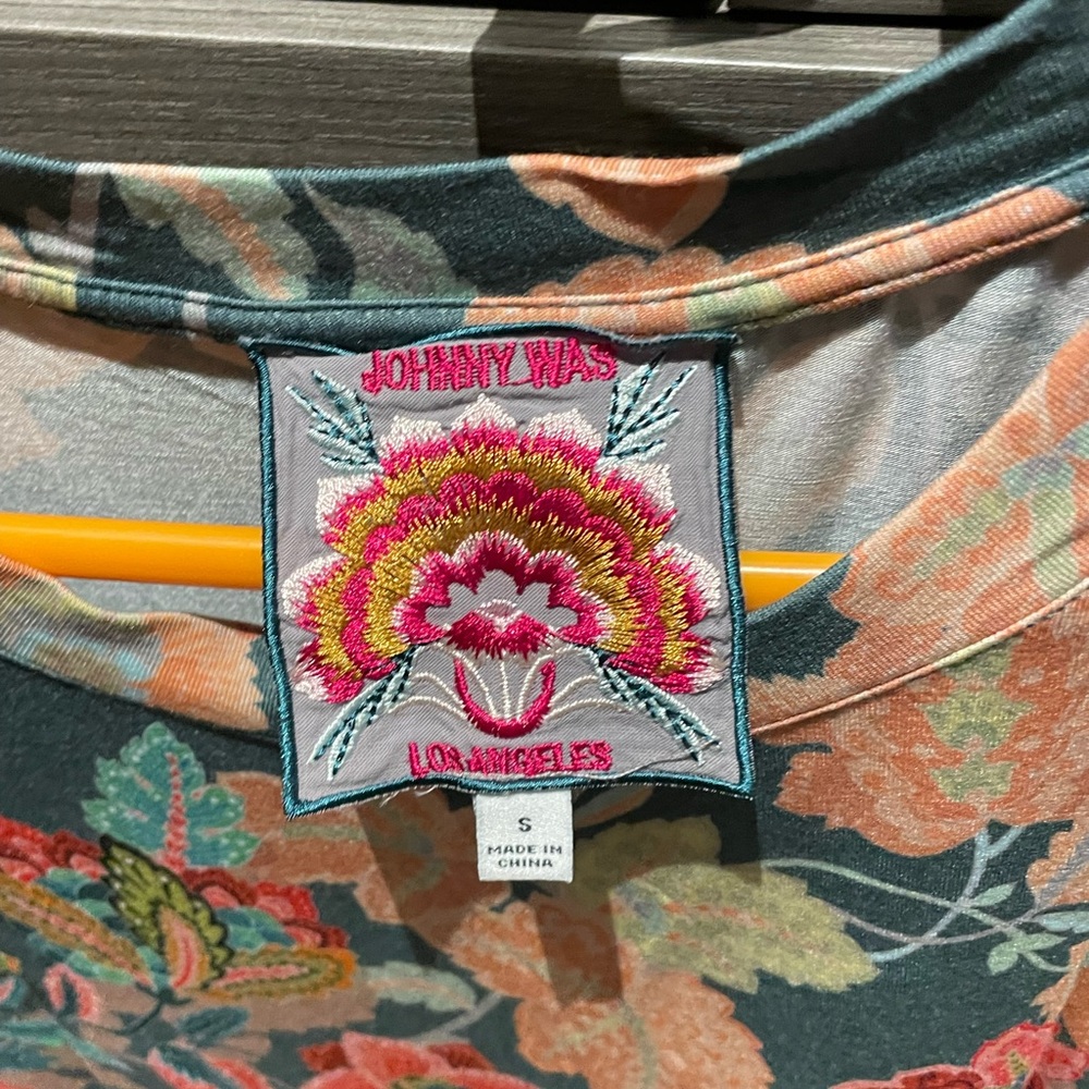 Johnny Was Floral Tiered Top